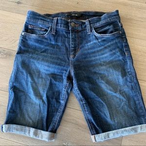 JOES JEANS WOMENS KNEE LENGTH JEAN SHORTS